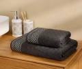 Полотенце махровое Arya 70x140 Vigor, Антрацит