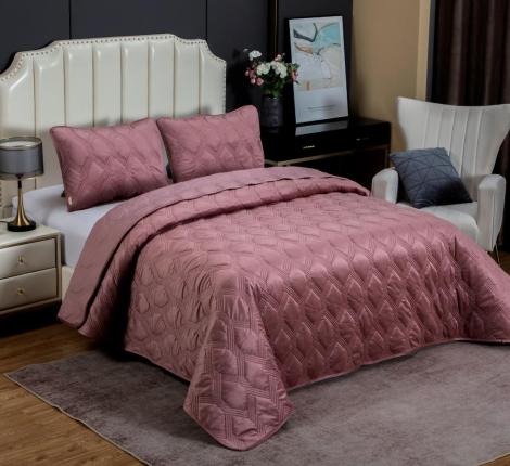 Покрывало велюровое "Kazanov.A." Kendall (пыльная роза), 240х260