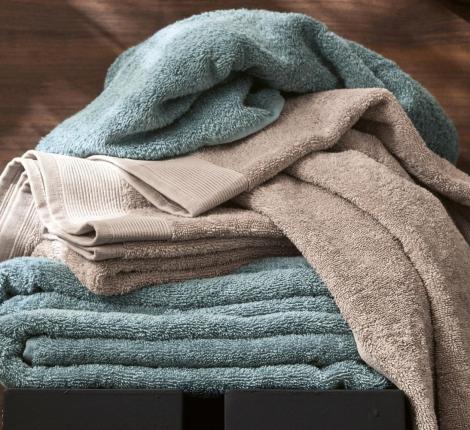 Полотенце "Blanc des Vosges" UNI ORAGE (голубой), 30х50-2шт.