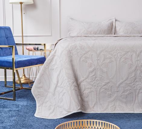 Покрывало "KARTEKS" AYCAN (кремовый), 240х260