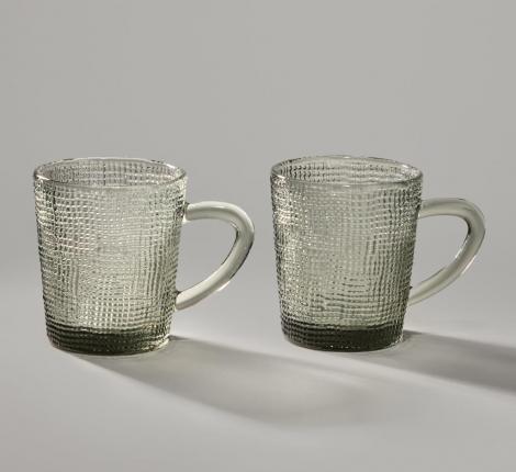 Набор кружек 2 шт. "TEMPO" GREY, 250 мл
