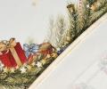 Скатерть круглая с пропиткой "ЩЕЛКУНЧИК" 190 см, бежевый