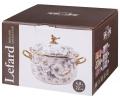 Кастрюля эмалированная с крышкой LEFARD "ФЛАНДРИЯ", 4,8 л
