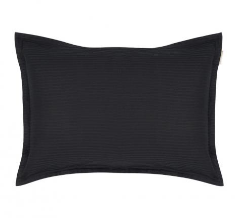 Наволочка "Sofi de Marko" Тиффани (черная) Страйп Сатин, 50х70