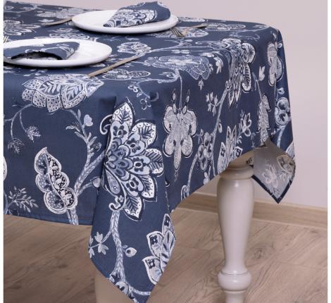 Скатерть с салфетками SANTALINO "САПФИР" 160х220 см, 40х40 см-6 шт