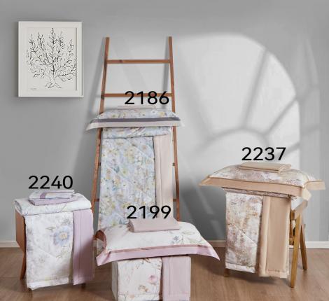 Постельное белье с одеялом "Asabella" 2186-OSPS Фланель, 1,5 спальный