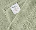 Полотенце махровое "Blanc des Vosges" UNI KAKI (зеленый), 55х110