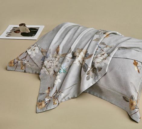 Постельное белье "Asabella" 2308-6 Фланель, Евро