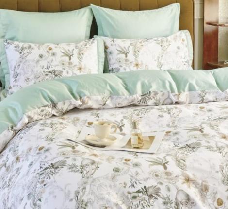 Постельное белье "Sailid" T-54-3 Сатин ДеЛюкс, Евро