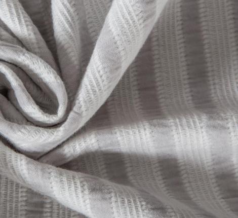 Постельное белье с одеялом "Kazanov.A." Stripe Muslin lace (серебро платина), Евро