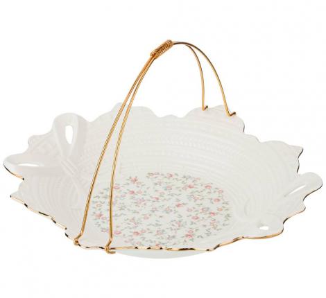 Блюдо с металлической ручкой "ФАБЬЕН", диаметр 26 см