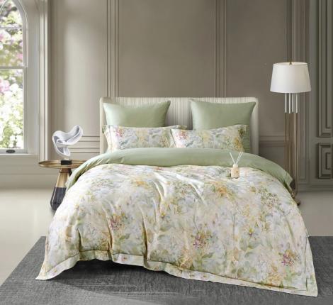 Постельное белье "Asabella" 2220-7 Фланель, Семейный