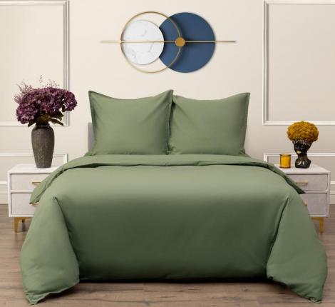 Постельное белье "Siberia" Сэнди (малахит) Ранфорс, Евро (70х70)