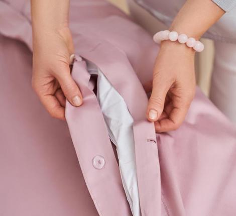 Постельное бельё Luxberry "DAILY BEDDING" Cатин ДеЛюкс Евро, пыльная роза