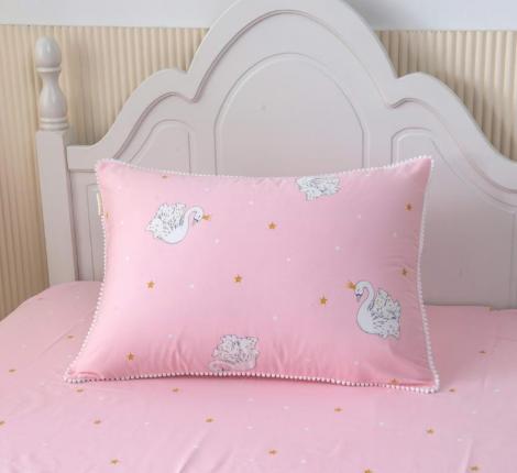 Постельное белье с одеялом детское "Sofi de Marko" Лебедушка (персик) Сатин, 1,5 спальный