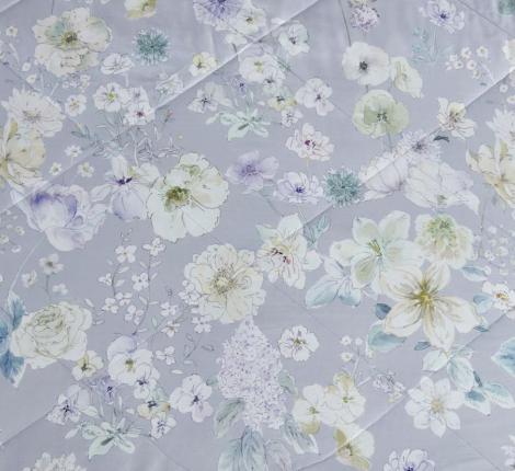 Постельное белье с одеялом "Asabella" 2253-OMP Мако-Сатин, Евро