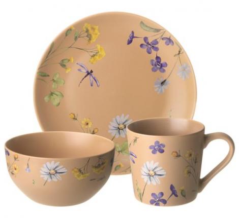 Набор посуды "FLOWERS", 3 предмета