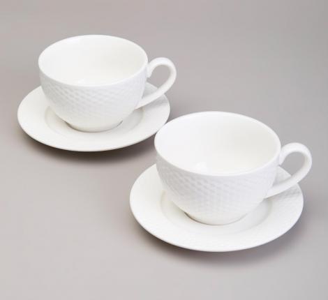 Чайный набор "INFINITY" на 2 персоны, 4 предметов (350 мл)