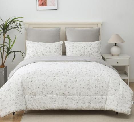 Постельное белье с одеялом "Sofi de Marko" Роберто №30 Велюр/Сатин, Евро