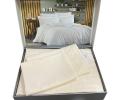 Постельное бельё "Maison D'or" NEW CAMILLE Жатый сатин 1,5 спальный, кремовый