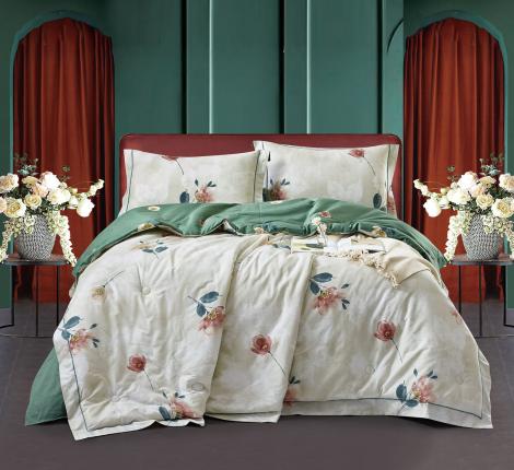 Постельное бельё с одеялом Madame Plumes "ENCANTED GARDEN" CT-06, Евро