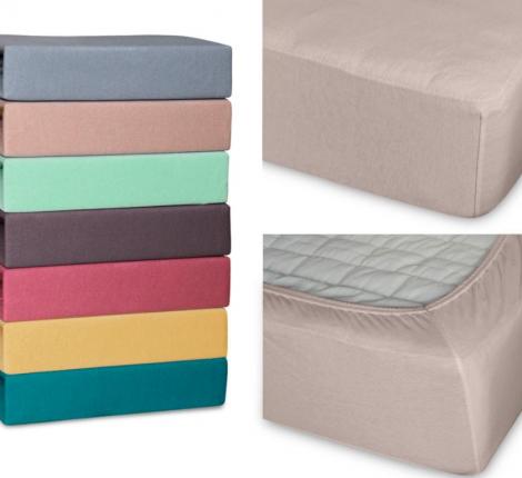 Простыня трикотажная на резинке "Cleo" 14/012-TP, 140х200х25