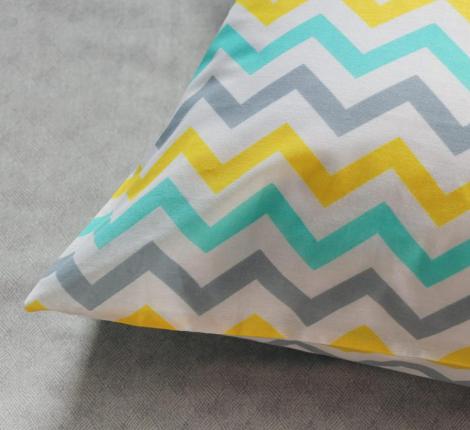 Постельное белье "Siberia" Зигзаг (желтый) Ранфорс, 1,5 спальный