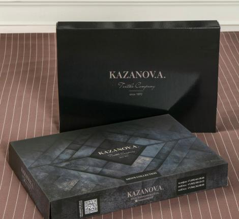 Постельное бельё "Kazanov.A." Фрэнк (капучино) Сатин, Евро