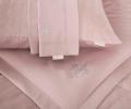 Постельное белье с одеялом "Kazanov.A." Lindor Fluffy (лайт пудра) Велюр/Egypt Cotton, Евро