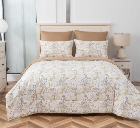 Постельное белье с одеялом "Sofi de Marko" Ришелье №45 Сатин, 1,5 спальный