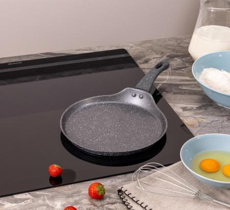 Сковорода блинная AGNESS "GREY MARBLE", диаметр 22 см