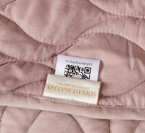 Покрывало "Sofi de Marko" Нобилис (пепел роза) Велюр, 240х260