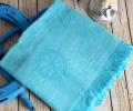 SEASIDE Turkuaz (голубой) полотенце пляжное, 75x150
