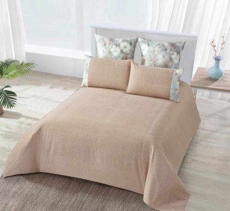 Постельное бельё "KARTEKS" жаккардовый сатин АКВАРЕЛЬ CVP 08, 2 спальный