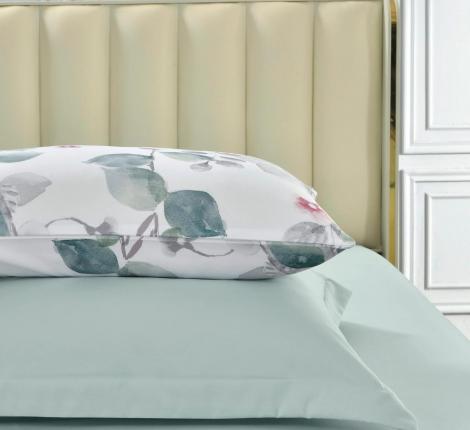 Постельное белье "Sofi de Marko" Дакота (зеленая) Модерн 1 Сатин, 2 спальный