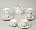 Чайный набор "ВРЕМЕНА ГОДА" 42-568 на 6 персон, 12 предметов (250 мл)