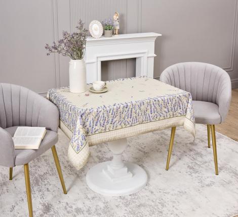 Скатерть с пропиткой "ДУША ПРОВАНСА" 110х140 см, бежевый