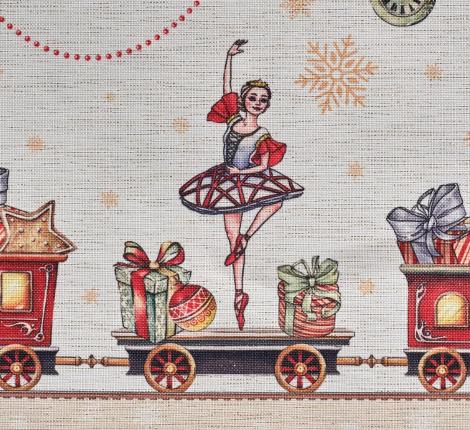 Скатерть LEFARD "ЩЕЛКУНЧИК" 160х220 см, бежевый