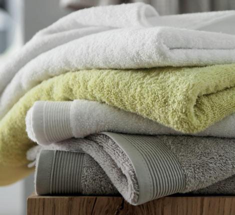 Полотенце махровое "Blanc des Vosges" UNI BLANC (белый), 30х30-2шт.