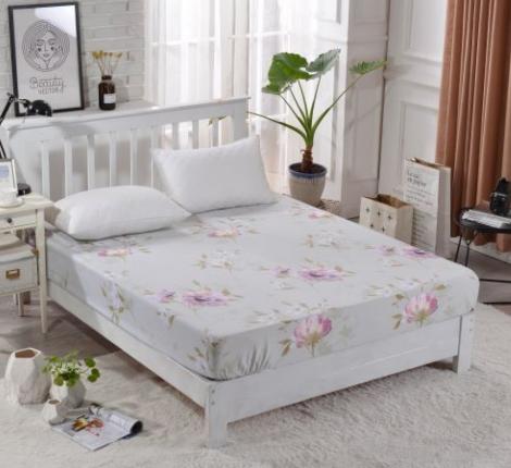 PCT-R-287 Простынь сатин на резинке печатная, 90x200