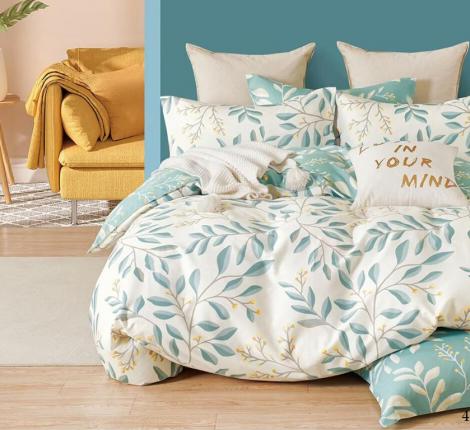 Постельное белье "Cleo" Pure Cotton 15/412-PC Поплин, 1,5 спальный