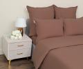 Постельное бельё "Sofi de Marko" Саммер (коричневый) Варёный хлопок, Евро