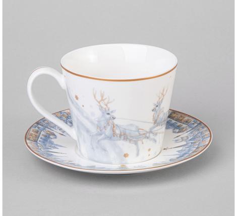 Чайная пара "СНЕЖНАЯ КОРОЛЕВА" 590-624, 300 мл