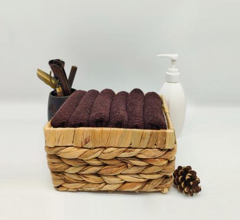 Набор махровых салфеток "Sofi de Marko" Бруна 30х30(6шт), шоколадный