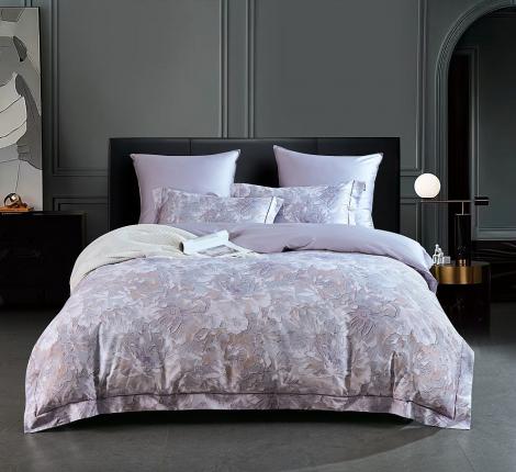 Постельное белье "Asabella" 2263-6 Мако-Сатин, Евро