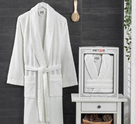 Халат мужской METEOR Шалька SIDNEY XXXL, кремовый