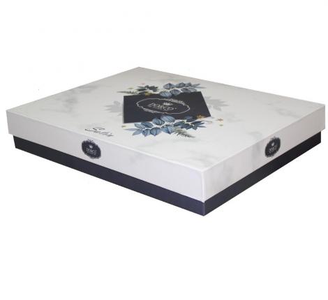 Постельное белье "DO&CO" Сатин DELUX ELLAN (шоколадный), Евро