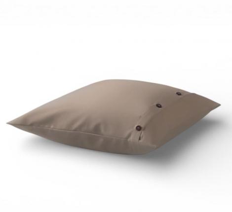 Наволочка декоративная "CARAMEL BEIGE ALLURE GRASS" Мако-Сатин, 50х50-2шт.