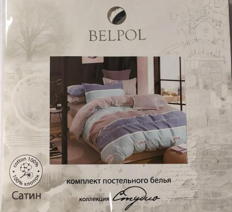 Постельное бельё СТУДИО "Фиджи" Сатин, Семейный