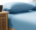 Простыня сатин SOHO collection (светло-голубой), 240х260